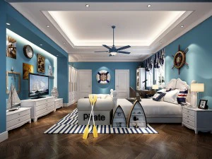 디럭스 마스터 베드룸 디자인 163 3D 모델