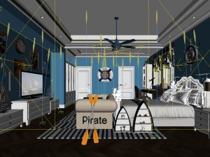 deluxe master bedroom design 163 3Dモデル