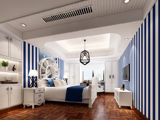 deluxe master bedroom design 164 3D Model .c4d .max .obj .3ds .fbx .stl .blend 