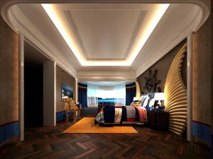 Camera Da Letto Principale Deluxe Design 165 Modello 3D