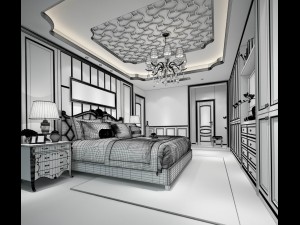 deluxe master bedroom design 166 Modèle 3D