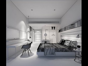 deluxe master bedroom design 170 3D-Modell