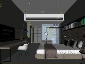 deluxe master bedroom design 170 3D-Modell
