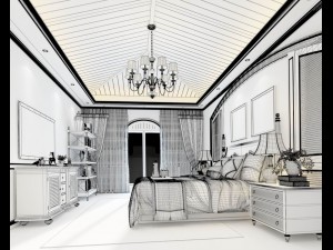 deluxe master bedroom design 171 3D 模型
