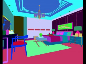 deluxe master bedroom design 172 3D Model