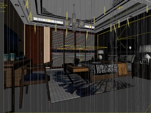 deluxe master bedroom design 172 3D Model