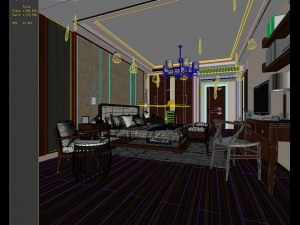 deluxe master bedroom design 173 3D Model