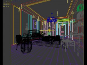 deluxe master bedroom design 173 3D Model
