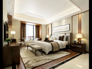 deluxe master bedroom design 174 3D Model