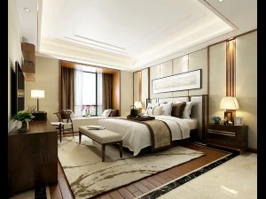 デラックスマスターベッドルームデザイン 174 3Dモデル