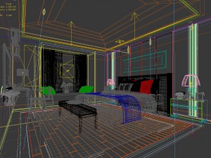 deluxe master bedroom design 174 Model 3D