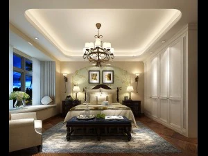 디럭스 마스터 침실 디자인 175 3D 모델