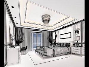 deluxe master bedroom design 177 Modelo 3D