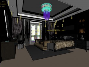 deluxe master bedroom design 177 Modelo 3D