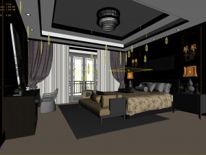 deluxe master bedroom design 177 Modelo 3D