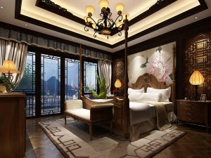 projekt luksusowej sypialni gł&oacute;wnej 178 Model 3D