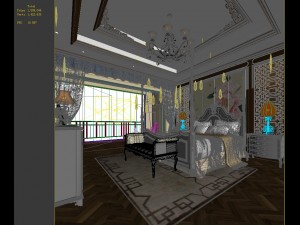 deluxe master bedroom design 178 3D Model