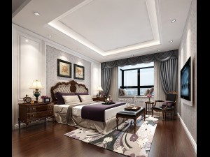 deluxe master bedroom design 179 3D Model