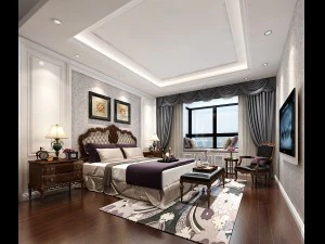 디럭스 마스터 베드룸 디자인 179 3D 모델