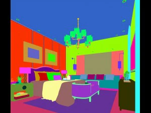 deluxe master bedroom design 181 3D Model