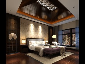 deluxe master bedroom design 182 3D Model