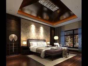 디럭스 마스터 베드룸 디자인 182 3D 모델