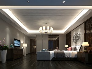 deluxe master bedroom design 183 3D Model