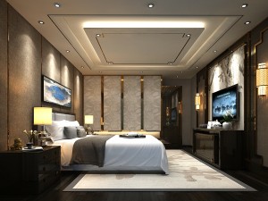 deluxe master bedroom design 184 3D Model
