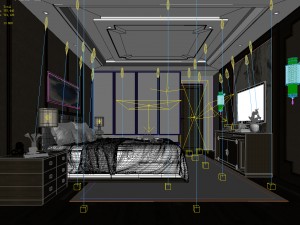 deluxe master bedroom design 184 3D Model