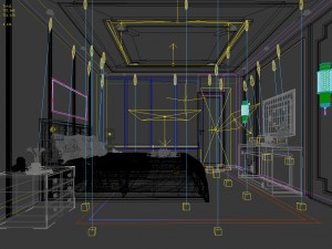 deluxe master bedroom design 184 3D Model
