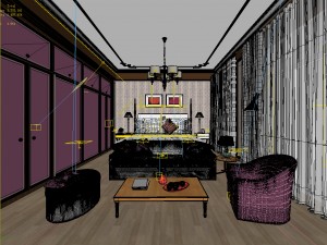 deluxe master bedroom design 186 Modelo 3D