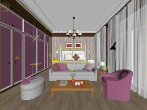 deluxe master bedroom design 186 Modelo 3D