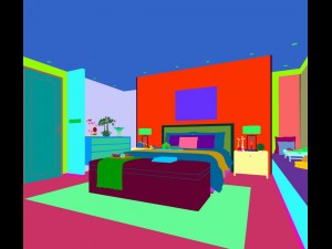 deluxe master bedroom design 187 3D Model