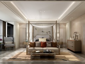 deluxe master bedroom design 188 3D Model