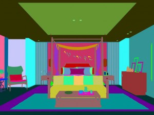 deluxe master bedroom design 188 3D Model