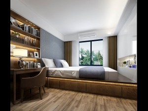 deluxe master bedroom design 190 3D मॉडल