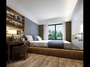 디럭스 마스터 침실 디자인 190 3D 모델