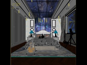 deluxe master bedroom design 191 Model 3D