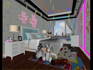 deluxe master bedroom design 192 3D Model