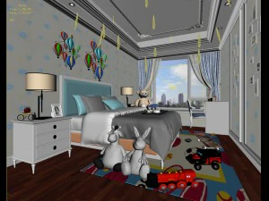 deluxe master bedroom design 192 3D Model