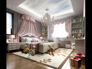 디럭스 마스터 침실 디자인 193 3D 모델