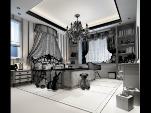 deluxe master bedroom design 193 Model 3D