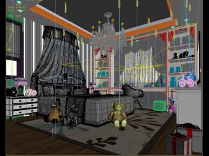 deluxe master bedroom design 193 Model 3D