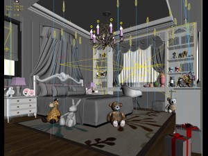 deluxe master bedroom design 193 Model 3D
