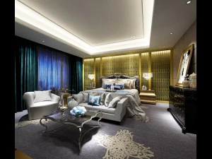 디럭스 마스터 침실 디자인 194 3D 모델