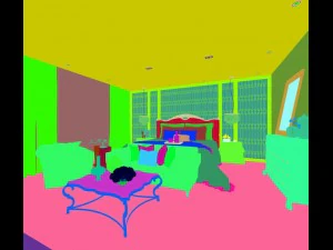 deluxe master bedroom design 194 3D Model