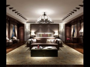deluxe master bedroom design 195 3D 모델