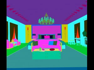 deluxe master bedroom design 195 3D Model