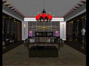 deluxe master bedroom design 195 3D Model