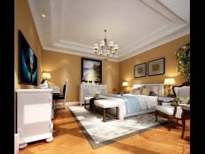 deluxe master bedroom design 197 3D Model